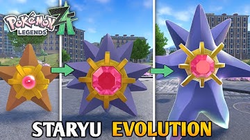 How To Evolve Staryu Into Starmie - Mega Starmie In Pokemon Legends ZA