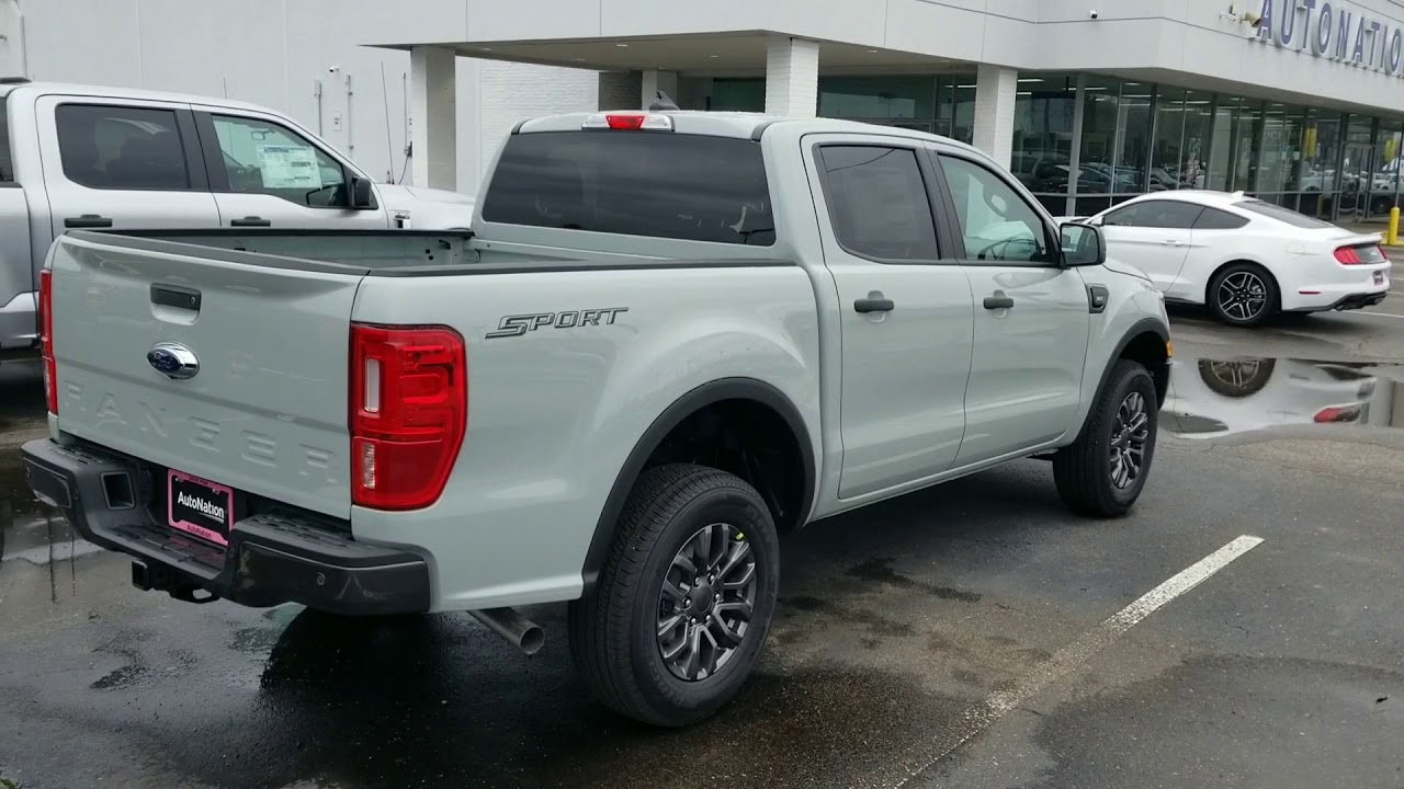 2021 Ford Ranger XLT Sport Cactus Gray - YouTube