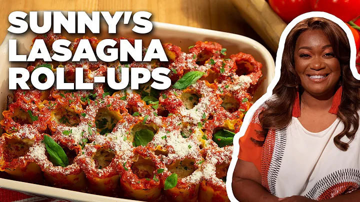 Sunny Anderson's Easy Tomato and Basil Lasagna Rol...