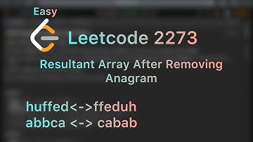 Find Resultant Array After Removing Anagrams - Leetcode 2274 - Java