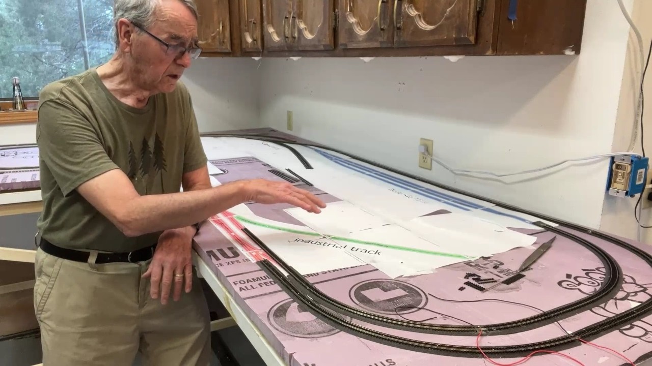 How I Laid N-Scale Flex-track and Rubber Roadbed on My Santa Fe Northern Rail Road Using