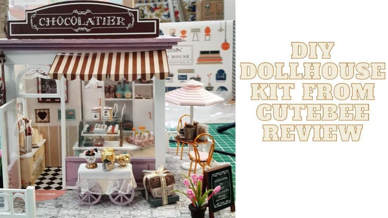 Cutebee Le Chocolatier Review and Walkthrough - DIY Dollhouse Kit 