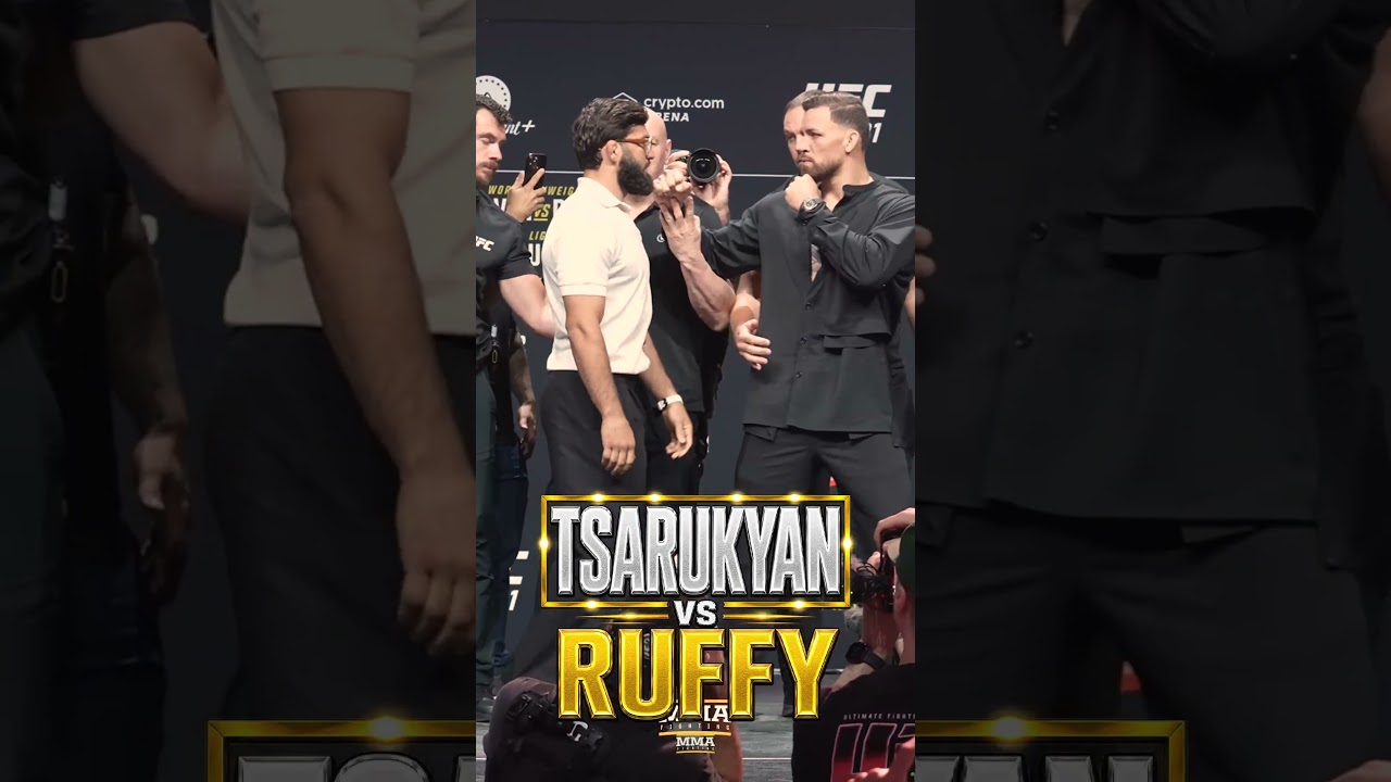 Arman Tsarukyan vs. Mauricio Ruffy INTENSE FIRST FACEOFF | UFC 331| MMA Fighting