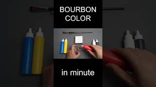 How to make Bourbon color for painting in minute #shorts Wealth