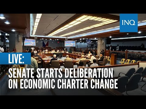 LIVE: Senate starts deliberation on economic Charter change