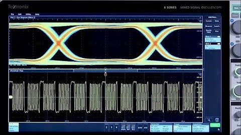 Tektronix 6 Series MSO Demo: Pt 1 - Capture 25GS/s per channel