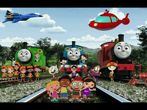 Thomas & his friends wishing the Little Einsteins a Happy Anniversary ...