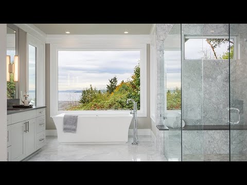 custom bathroom glass door