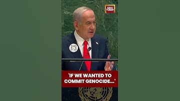If We Wanted To Commit Genocide: Benjamin Netanyahu Addresses UNGA | India Today