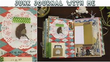 JUNK JOURNAL WITH ME EP 8 | MEMORY KEEPING | JOURNALING PROCESS