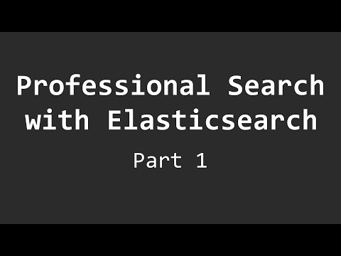 Professional Search with C# and Elastic (Part 1)