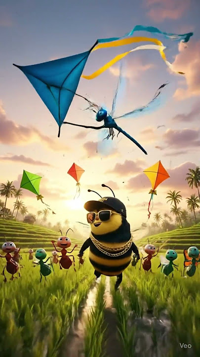 Eps 19: “Bee’s Nostalgic Day Before Rap Career” #ai #minions #honeybeesting#aivideo#aisongs #lebah