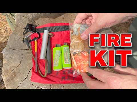 How to Start a Campfire with Birch Bark & Ferro Rod | Fieldcraft Fire Starting Kit