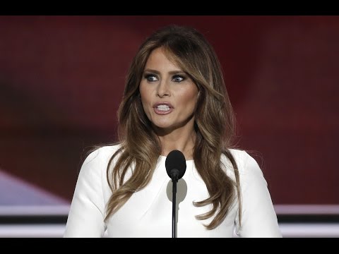 Video: Melania Trump Izgleda Trumpov Govor