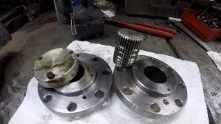 machining/broaching 35 spline dana 60 drive flanges Profile