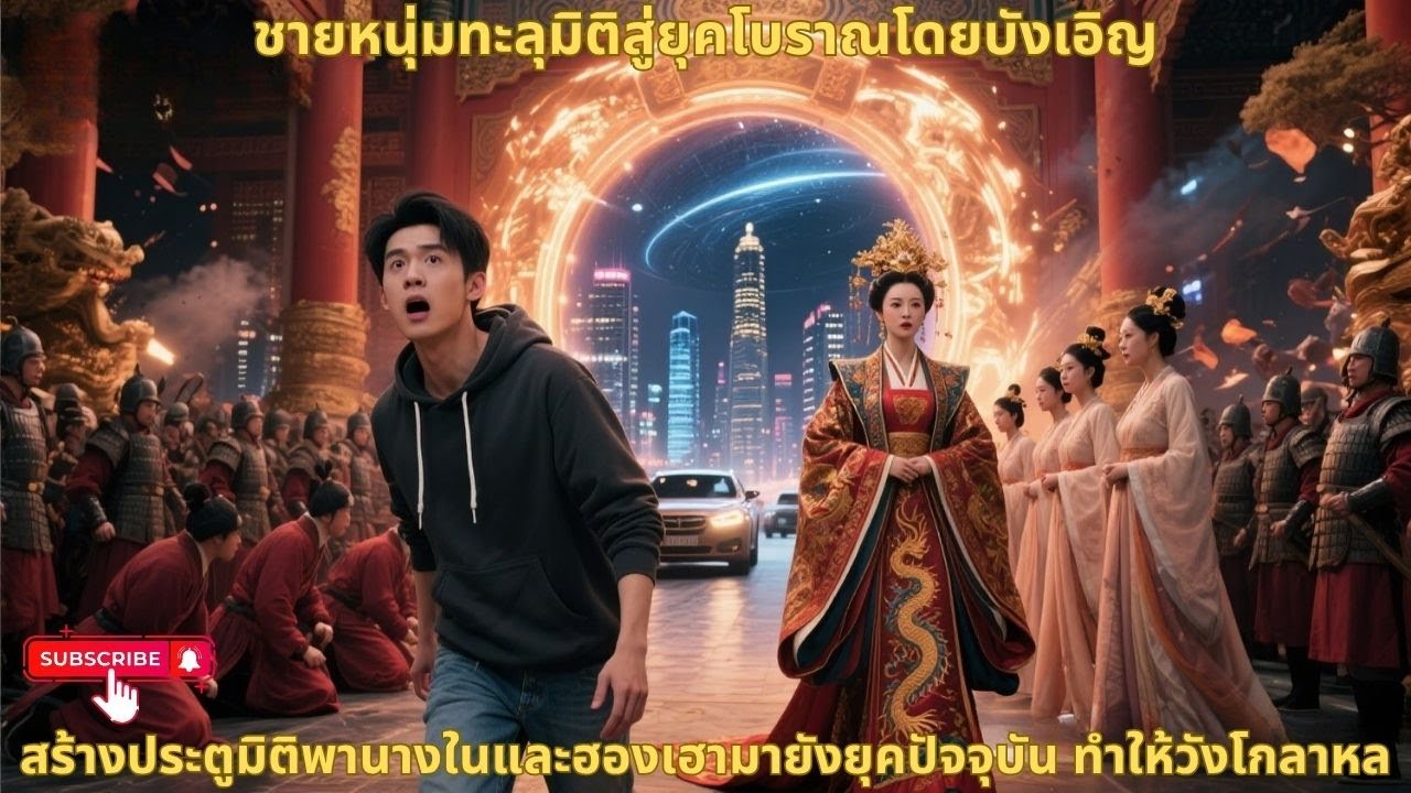 ชายหนุ่มทะลุมิติสู่ยุคโบราณโดยบังเอิญ สร้างประตูมิติพานางในและฮองเฮามายังยุคปัจจุบัน ทำให้วังโกลาหล