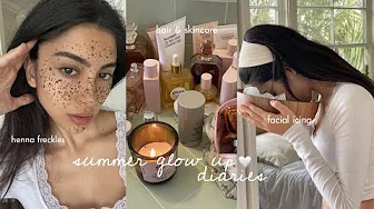 Summer glow up 🎀 self care, my beauty secrets & healthy habits