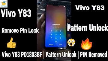 Vivo Y83 PD1803BF | Pattern Unlock | PIN Removed | By MRT Tool