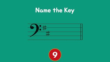 Music Theory Grade 1 Quiz (Part 8) -  Key Signatures (Major)