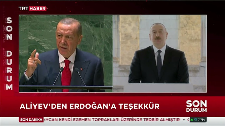 Aliyev'den Erdoğan'a teşekkür