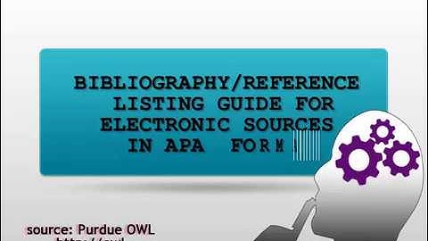 Bibliography or Reference Listing Guide  for Electronic Sources- Article From Online Periodical