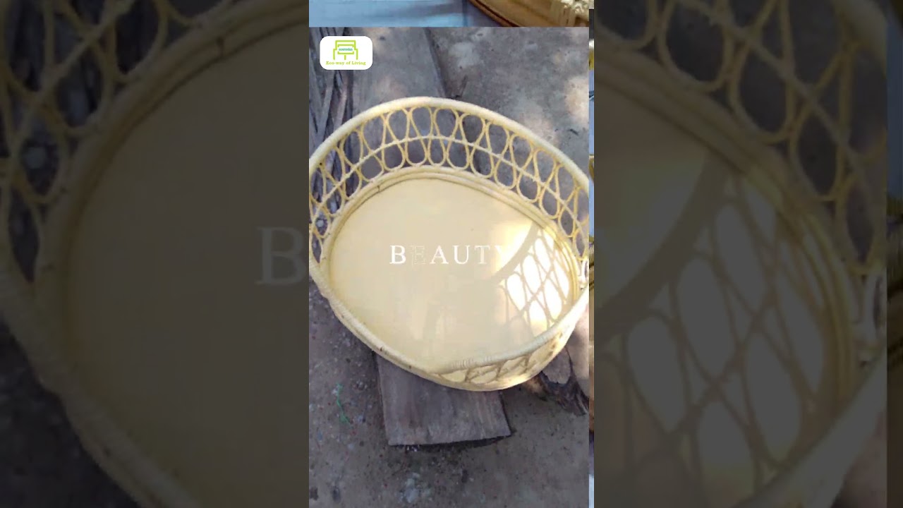 Rattan Bamboo Pet - Cat / Dog Bed