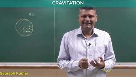 Gravitational Force Between Solid Sphere And Particle
