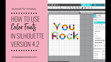 Using Color Fonts in Silhouette Designer Edition V4.2