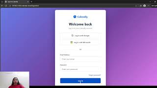 Calendly clone using HTML & CSS