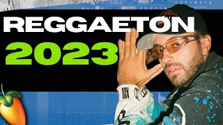 HACIENDO un beat de REGGAETON estilo FEID / TUTORIAL DE REGGAETON 2023 FL STUDIO