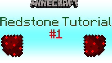 Redstone Tutorial #1 - Smallest T-flip-flop