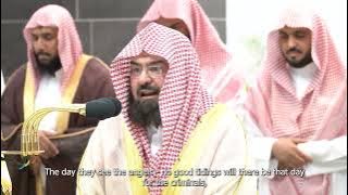 Surah Furqan (21-34)  | Sheikh Abdul Rahman Al Sudais | English translation