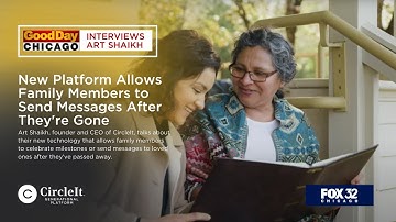 Fox 32 Good Day Chicago Interview | CircleIt Generational Platform | Be There. Forever.