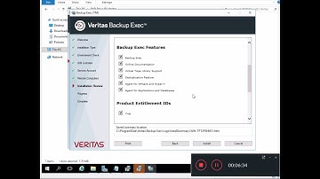 Veritas Backup Exec 21 Installation