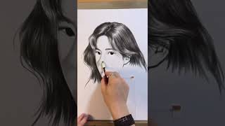 Girl Drawing #drawing #charcoaldrawingtutorial #girlfacedrawingpencil #girldrawing #portraitdrawing