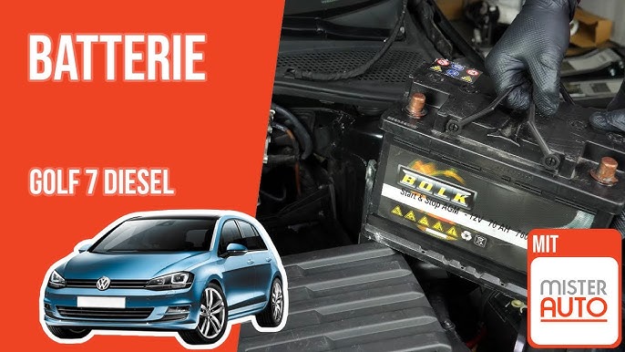 Wie Volkswagen Golf 5 1.4 16V Batterie wechseln?