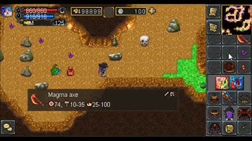 Take item drop Flame Treasure Island [TibiaME]