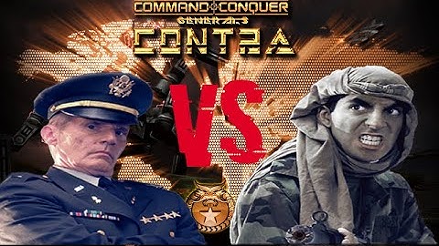 C&C Generals Contra 009 Final Challenge: Laser General vs Stealth General [Hard] #1