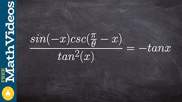 How to simplify an expression to verify the identity