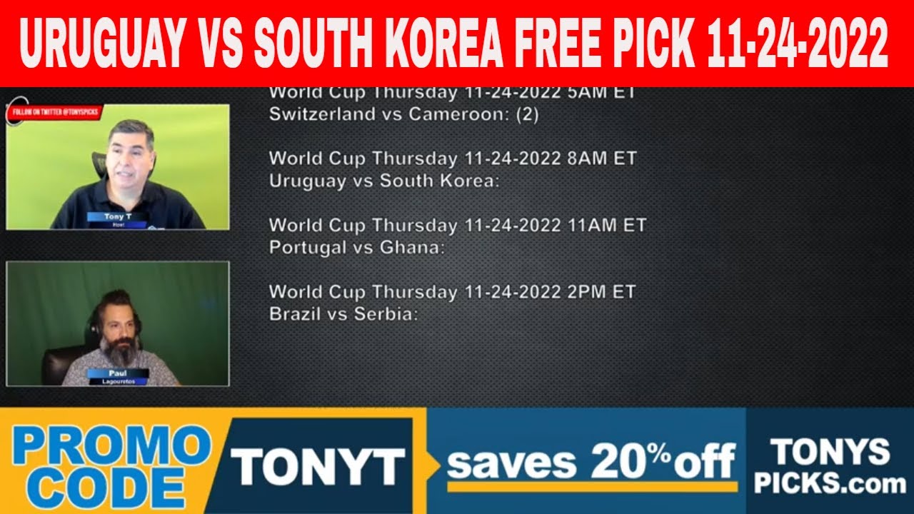 World Cup 2022 Uruguay vs. South Korea start time, betting odds ...