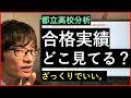 【高校入試】合格実績の見るべきポイント３選