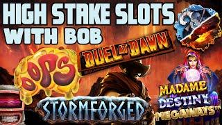 HIGH STAKES SLOT SESSION TAKING ON THE WAGER LOOKING FOR A BIG WIN