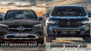 2023 Mercedes-Benz GLC vs 2023 BMW X3 - Luxury SUV showdown !!