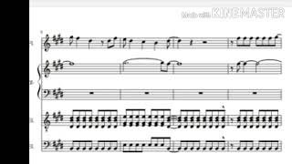 Hi Hi Puffy AmiYumi Show!!! - Theme Song Arrangement Score Sheet Music