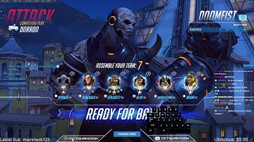 Overwatch Rollout Doomfist God GetQuakedOn Intense Gameplay