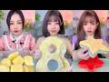 Soft Yellow Buns, Number Cake and Star Dessert Mukbang