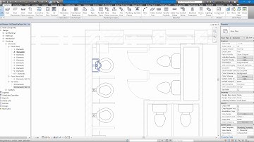 Revit: Vẽ ống cấp thoát nước - 02. Đặt thiết bị vệ sinh