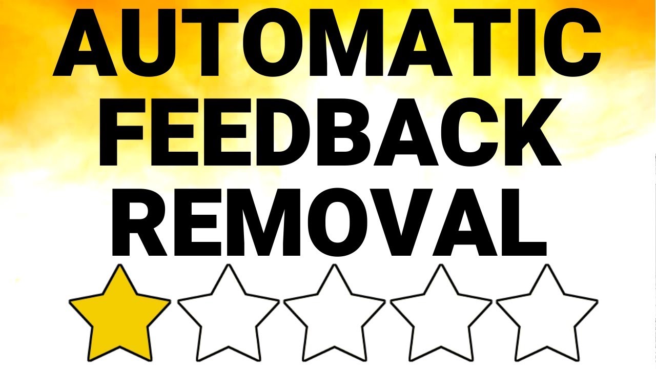 Amazon Negative Feedback Removal | Does Feedback Matter?