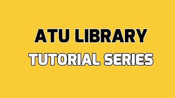 Advanced search using ATU Integrated Library Management System
