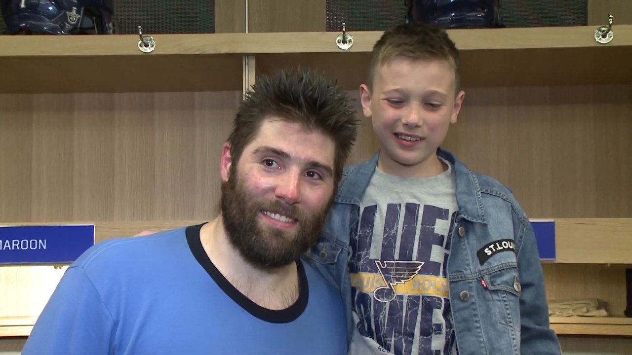 Pat Maroon talks about future, being Blues' hometown hero